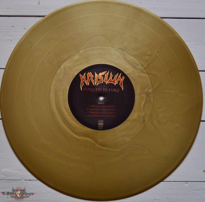 KRISIUN Forged In Fury Original Gold Vinyl