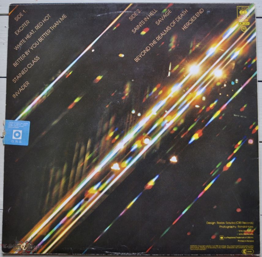 JUDAS PRIEST Stained Class Original Vinyl JUDAS PRIEST Stained Class Original Vinyl