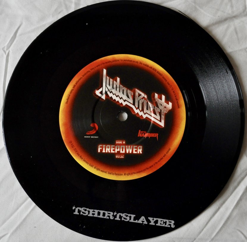 Judas Priest ‎– Firepower / Breaking The Law 7&quot; Vinyl