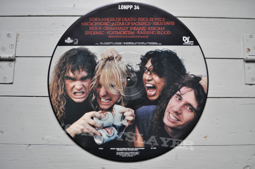 Other Collectable - Slayer Reign In Blood Original Vinyl Picture Disc 1986 Other Collectable - Slayer Reign In Blood Original Vinyl Picture Disc 1986