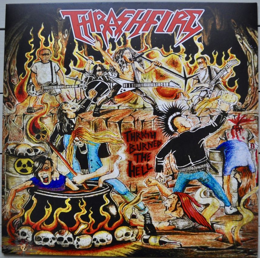 Thrashfire ‎– Thrash Burned The Hell Red Coloured Vinyl