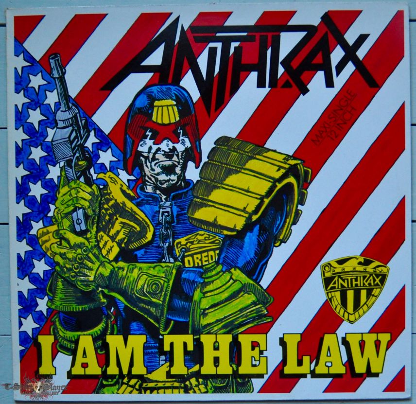 ANTHRAX I Am The Law Original Vinyl
