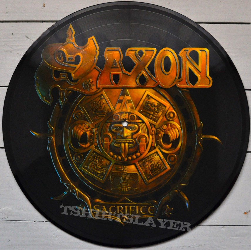 Other Collectable - SAXON Sacrifice Picture Disc Original Vinyl