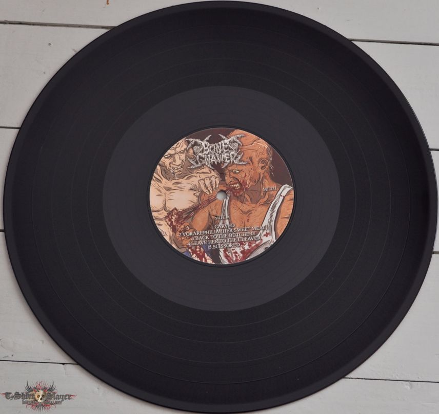 BONE GNAWER/THE SKELETAL Carved / Remains Original Vinyl