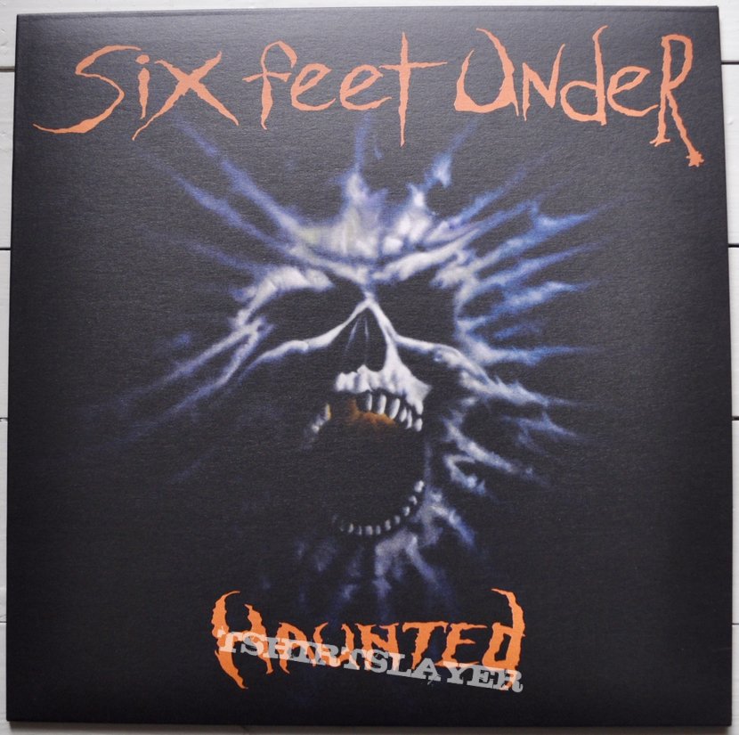 SIX FEET UNDER Haunted Black/White &amp; Purple Splatter Coloured Vinyl