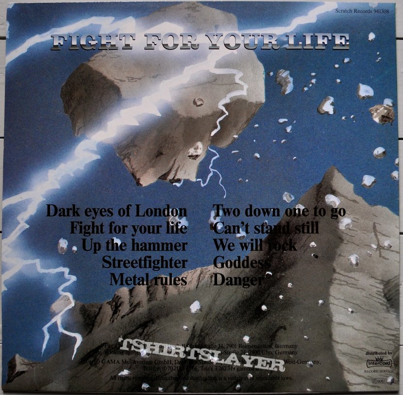 TYRANT Fight For Your Life Original Vinyl