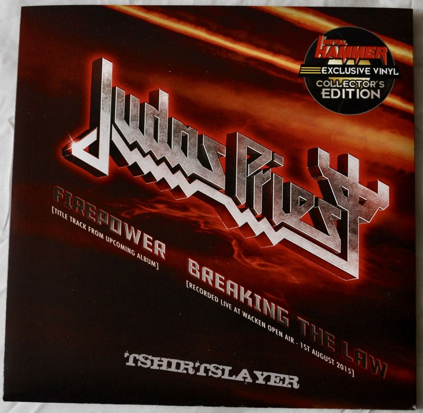 Judas Priest ‎– Firepower / Breaking The Law 7&quot; Vinyl