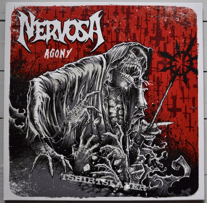 NERVOSA Agony Silver Coloured Vinyl NERVOSA Agony Silver Coloured Vinyl