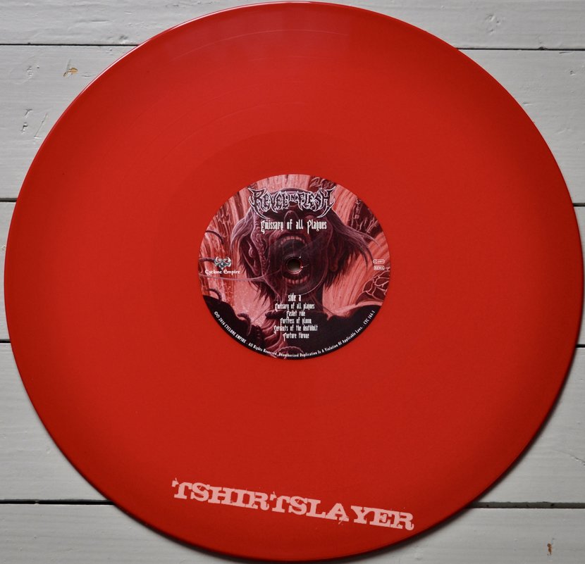Revel In Flesh ‎– Emissary Of All Plagues Red Coloured Vinyl