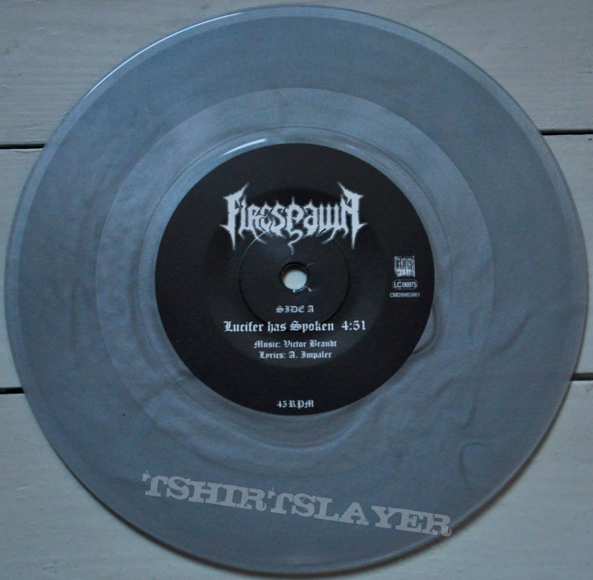 FIRESPAWN Lucifer Has Spoken 7&quot; Original Silver Vinyl