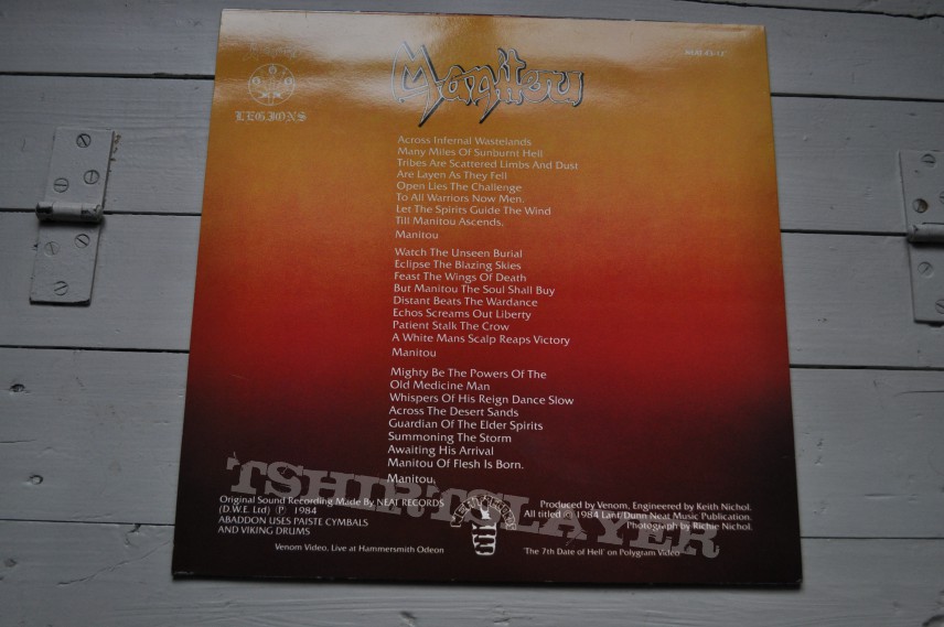 Other Collectable - Venom Manitou Original Vinyl E.P 1984