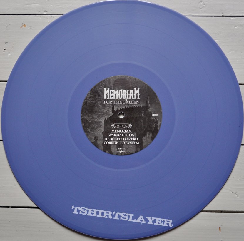 Memoriam ‎– For The Fallen Frostbite Blue Coloured Vinyl