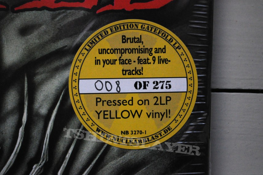 THE EXPLOITED Beat The Bastards Original Yellow Vinyl