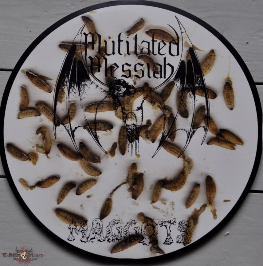 NunSlaughter / Mutilated Messiah – Maggots 7" Original Picture Disc Vinyl NunSlaughter / Mutilated Messiah – Maggots 7" Original Picture Disc Vinyl