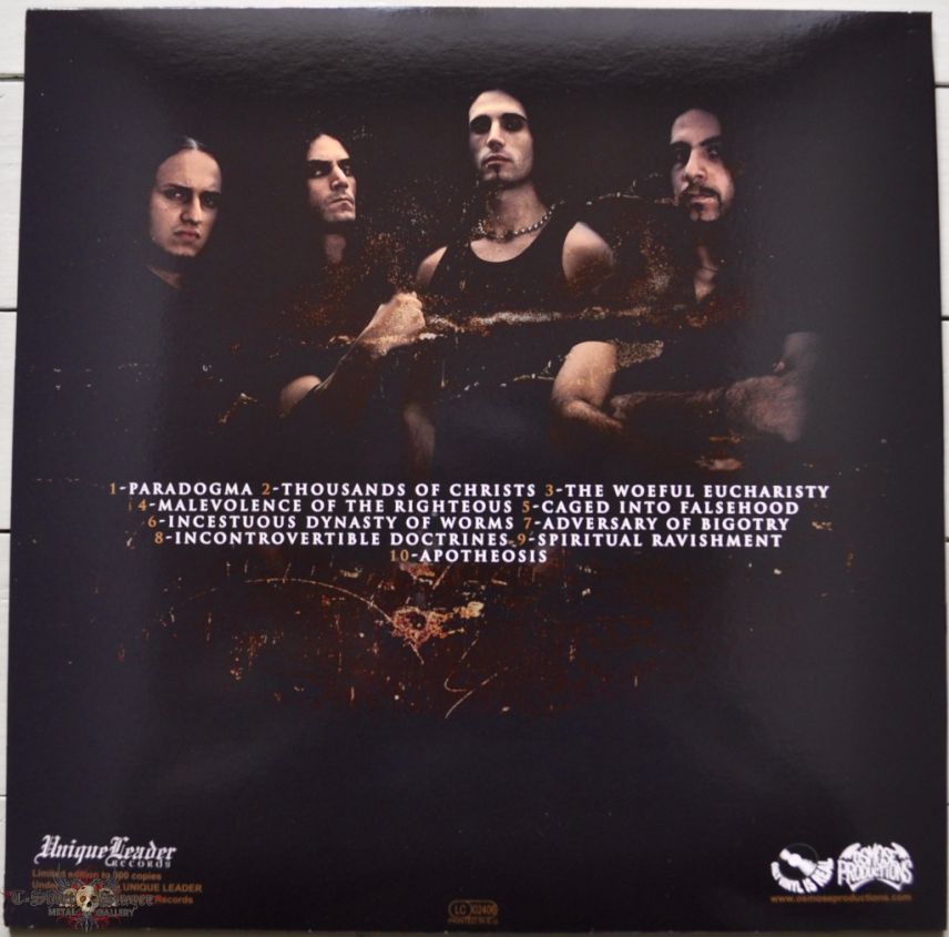 Hour Of Penance Paradogma Original Red Vinyl