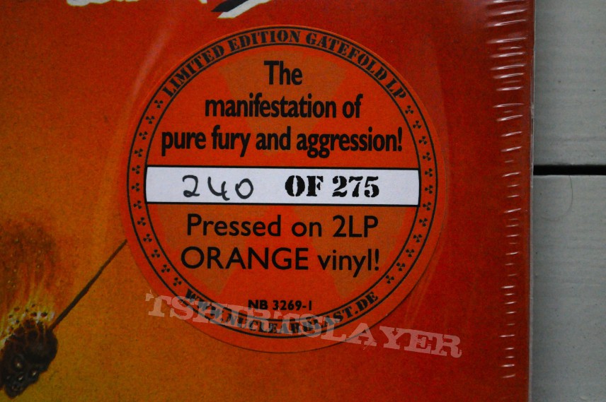 THE EXPLOITED The Massacre Original Orange Vinyl THE EXPLOITED The Massacre Original Orange Vinyl
