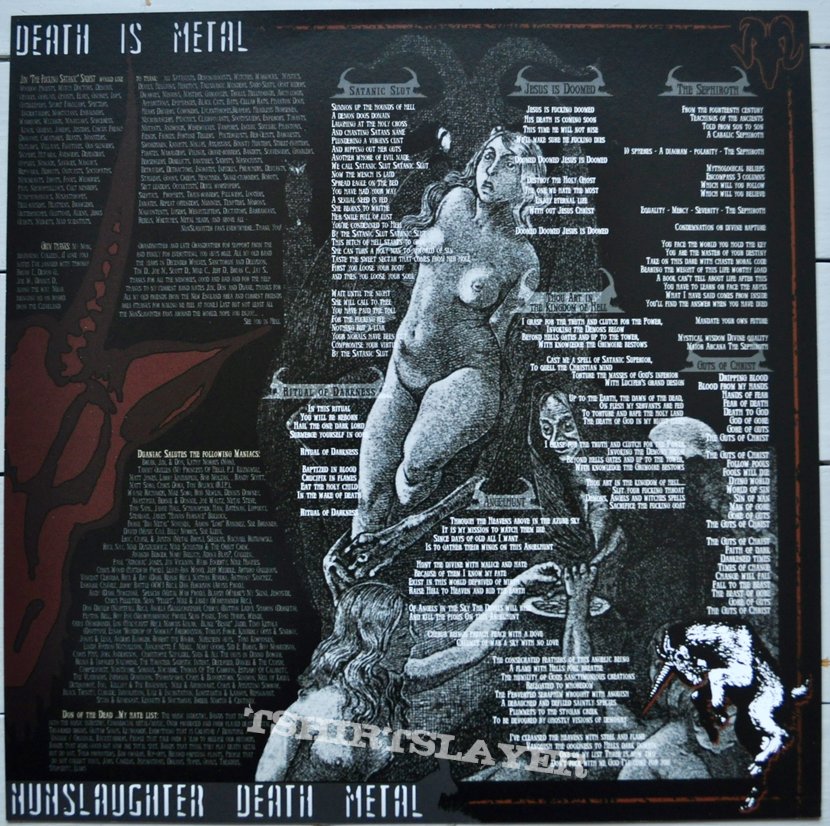 Nunslaughter goat vinyl