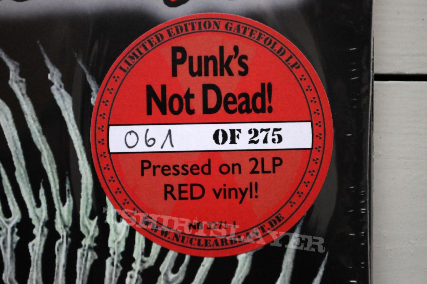 THE EXPLOITED  Fuck The System Original Red Vinyl