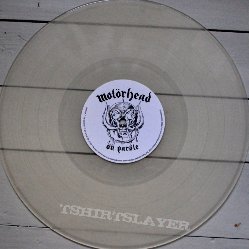 Motörhead MOTÖRHEAD On Parole Original Clear Vinyl