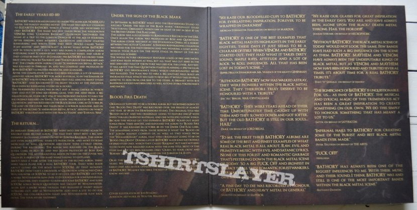 Marduk In Conspiracy With Satan - A Tribute To Bathory Original Gold Vinyl Marduk In Conspiracy With Satan - A Tribute To Bathory Original Gold Vinyl