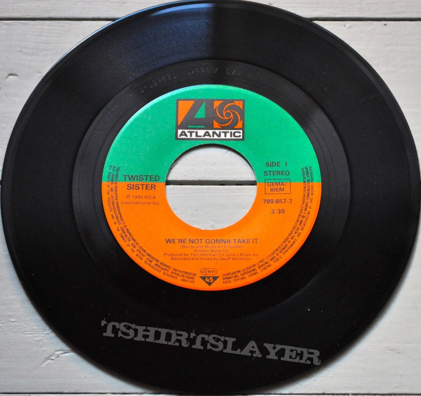 Twisted Sister We Re Not Gonna Take It 7 Single Original Vinyl