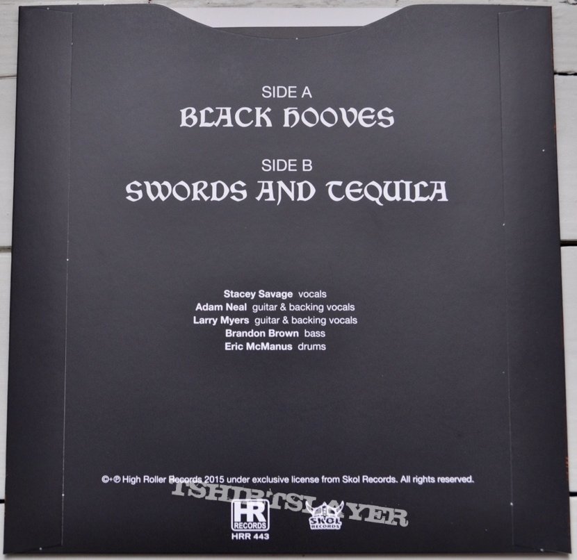 SAVAGE MASTER Black Hooves 7" Original Orange Vinyl SAVAGE MASTER Black Hooves 7" Original Orange Vinyl