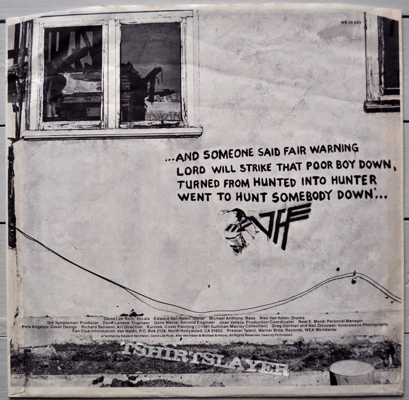 VAN HALEN Fair Warning Original Vinyl