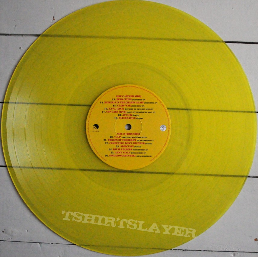 THE EXPLOITED  Punk Singles &amp; Rarities 1980-83 Original Red/Yellow Vinyl