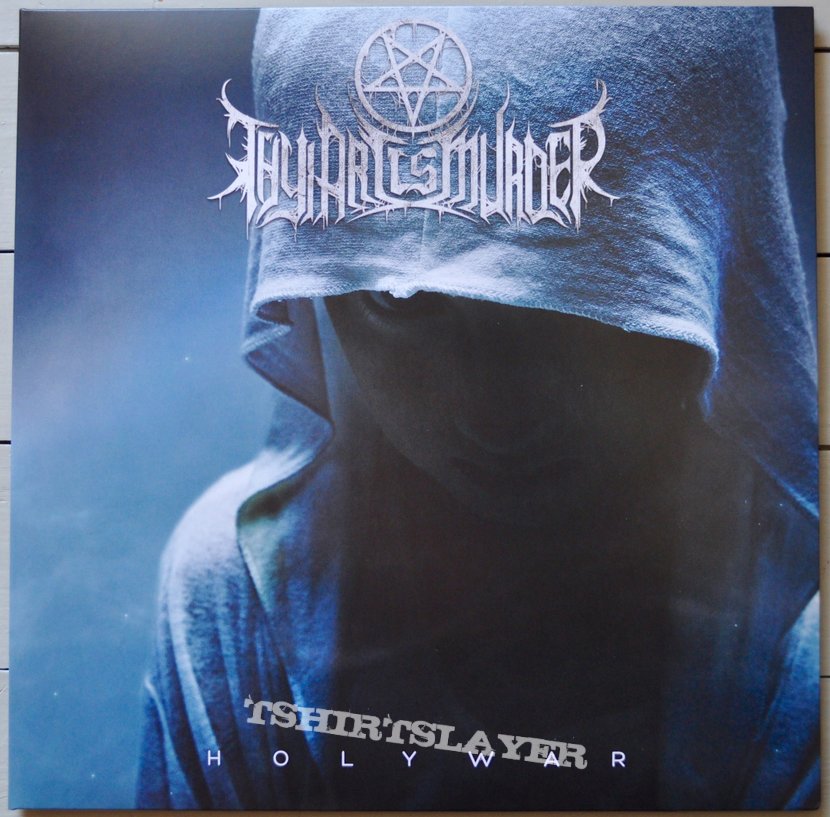 Thy Art Is Murder Holy War Original Blue-marbled White Vinyl