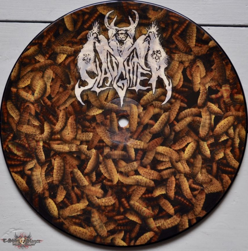 NunSlaughter / Mutilated Messiah – Maggots 7" Original Picture Disc Vinyl NunSlaughter / Mutilated Messiah – Maggots 7" Original Picture Disc Vinyl