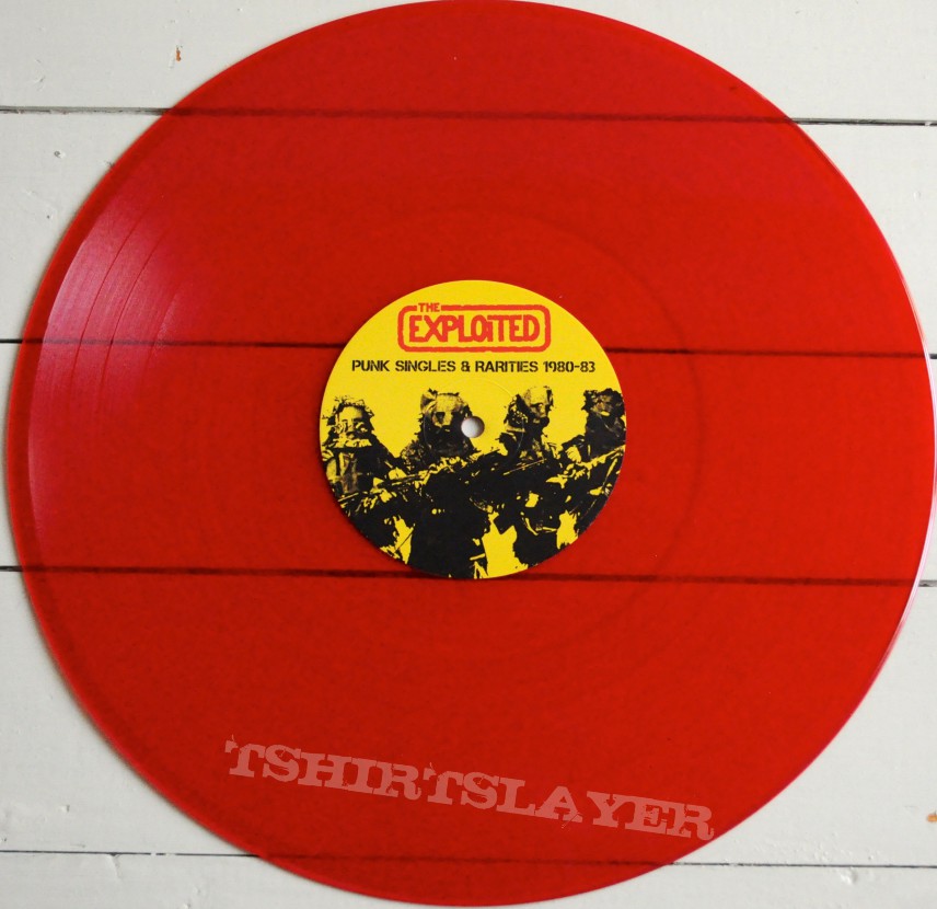 THE EXPLOITED  Punk Singles &amp; Rarities 1980-83 Original Red/Yellow Vinyl