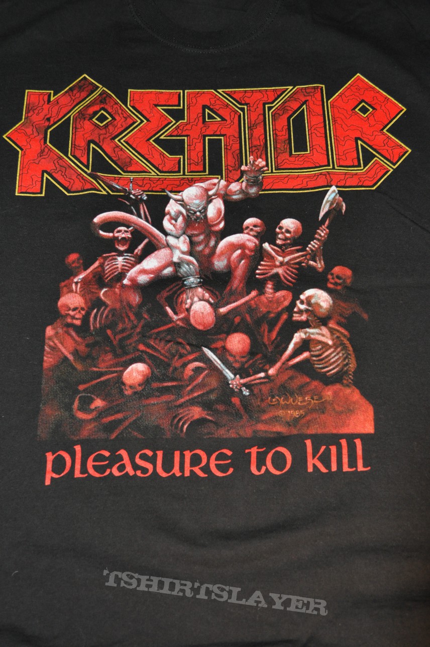 TShirt or Longsleeve - Kreator Thrash Fest Tour Shirt 2010 with only Stockholm printed on the back