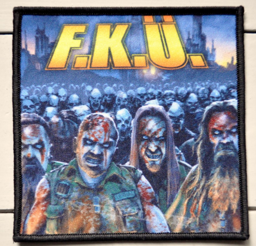 F.K.Ü. F.K.Ü 4: Rise Of The Mosh Mongers Army Green Original Vinyl with woven patch 100 copies