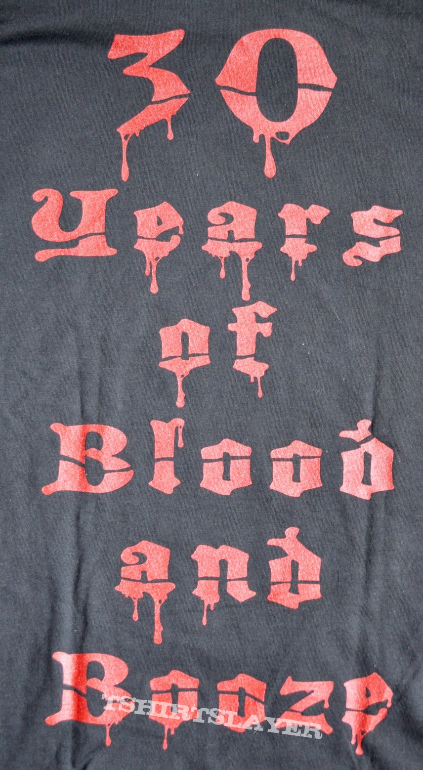 EXODUS 30 Years Of Blood And Booze Original Tour Shirt