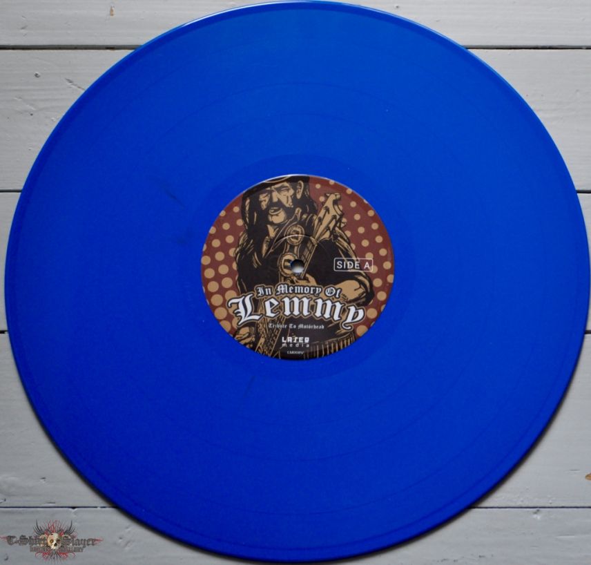 Motörhead In Memory Of Lemmy Blue Colored Vinyl