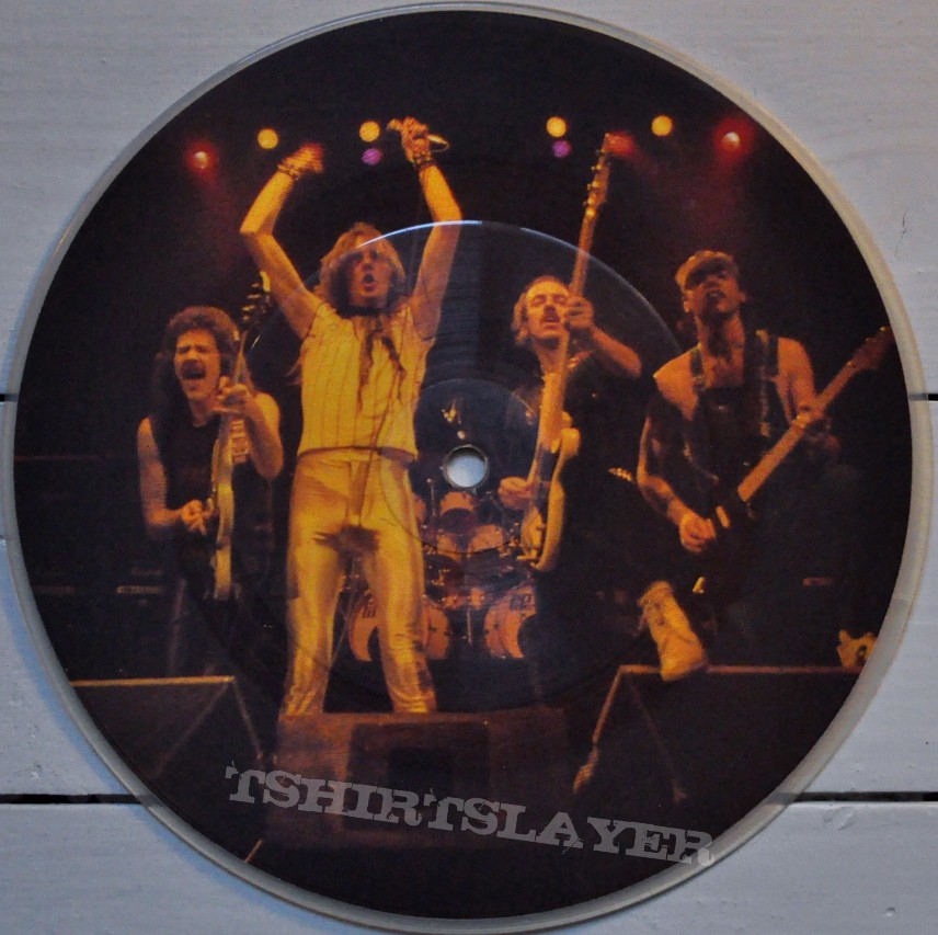 SAXON And The Bands Played On Original Picture Disc Single Vinyl