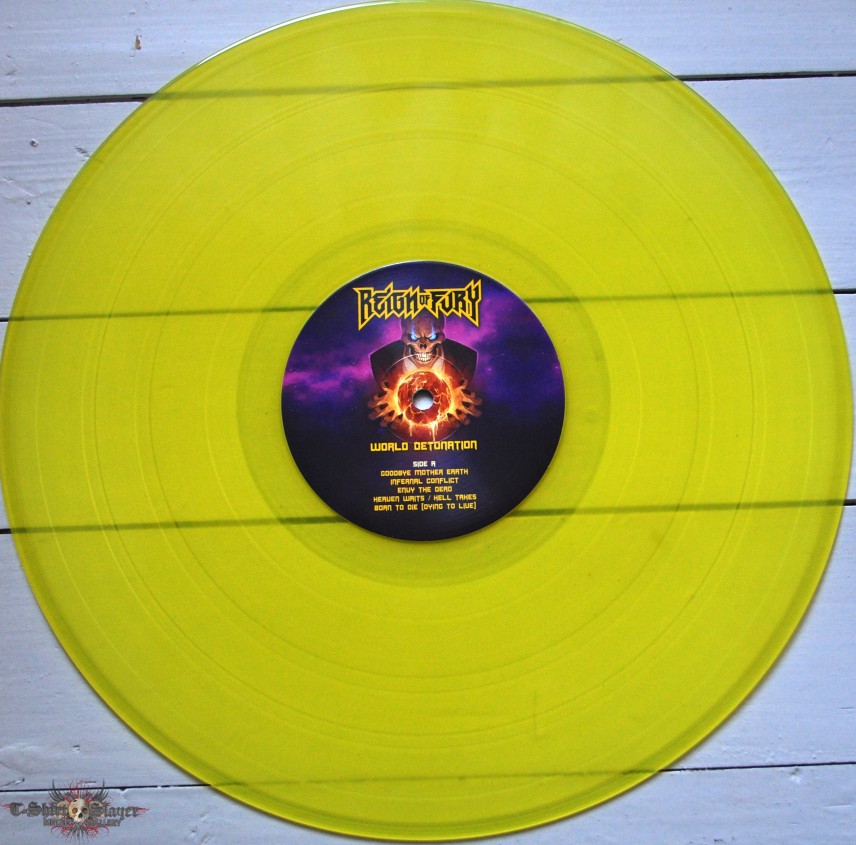 REIGN OF FURY World Detonation Original Yellow Vinyl