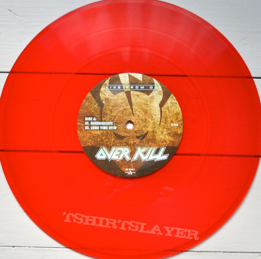 OVERKILL Live From OZ Original 7&quot; Red Vinyl