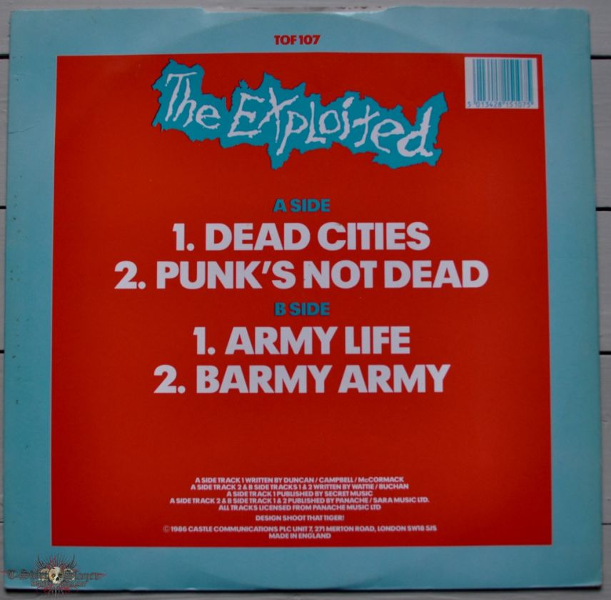 The Exploited Archive4 Original Vinyl