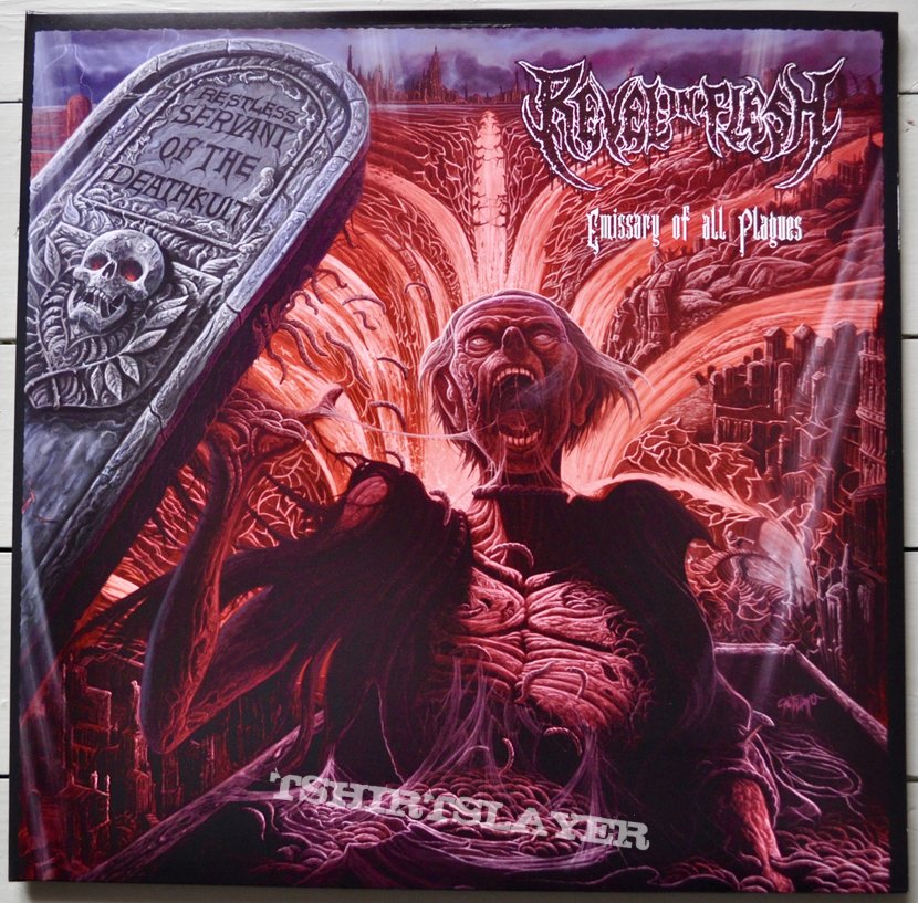 Revel In Flesh ‎– Emissary Of All Plagues Red Coloured Vinyl