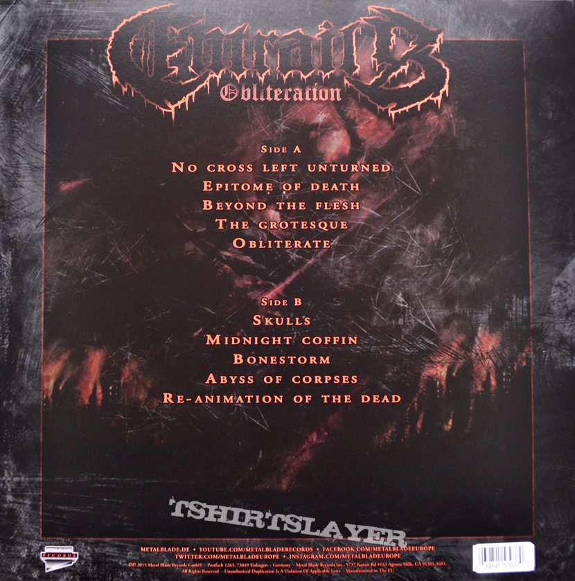 ENTRAILS Obliteration Original Flesh Pink Vinyl