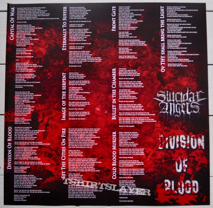 Suicidal Angels Division Of Blood Original Green Vinyl