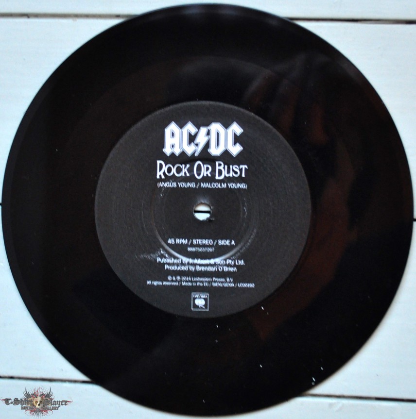 AC/DC Rock Or Bust 7&quot; Original Vinyl