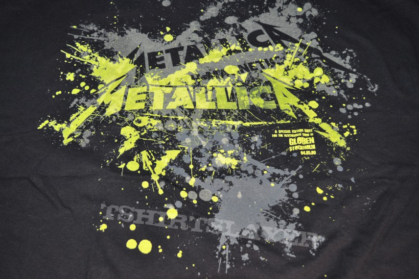 Metallica Sick And Destroy Special Swedish Tour Shirt 2009 | TShirtSlayer  TShirt and BattleJacket Gallery