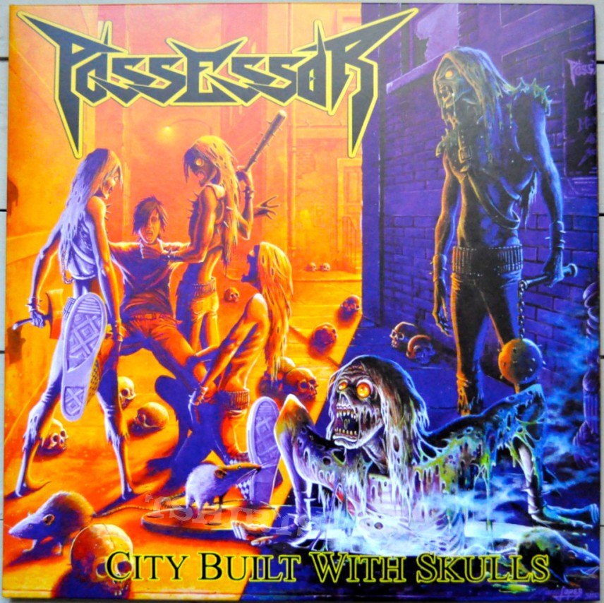 POSSESSOR City Built With Skulls Purple Original Vinyl