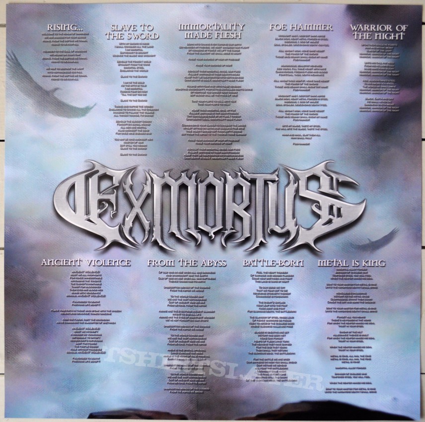 EXMORTUS Slave To The Sword Original Vinyl