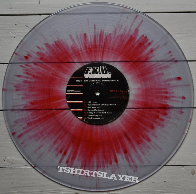 F.K.Ü. ‎– 1981 Transparent red splatter Vinyl