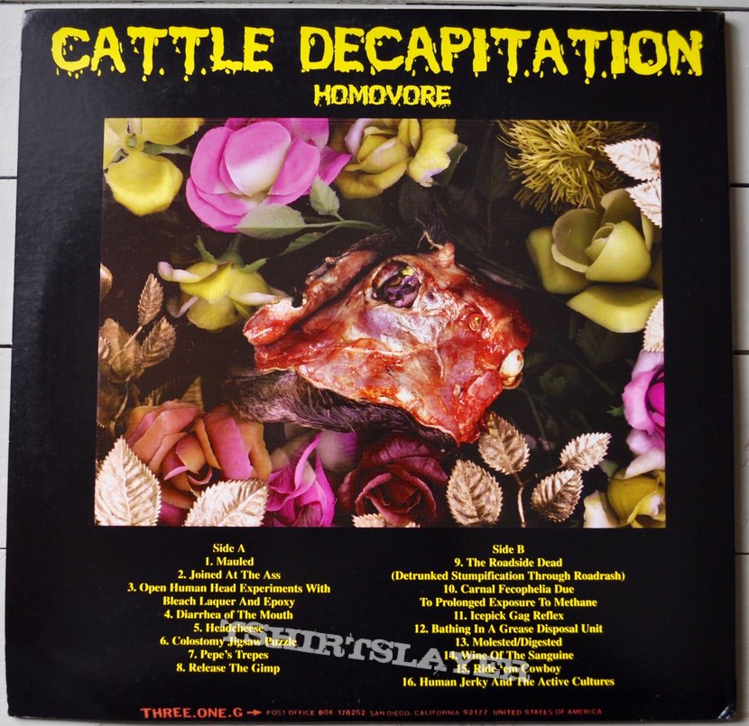 CATTLE DECAPITATION Homovore Original Diarrhea Of The Mouth Vinyl