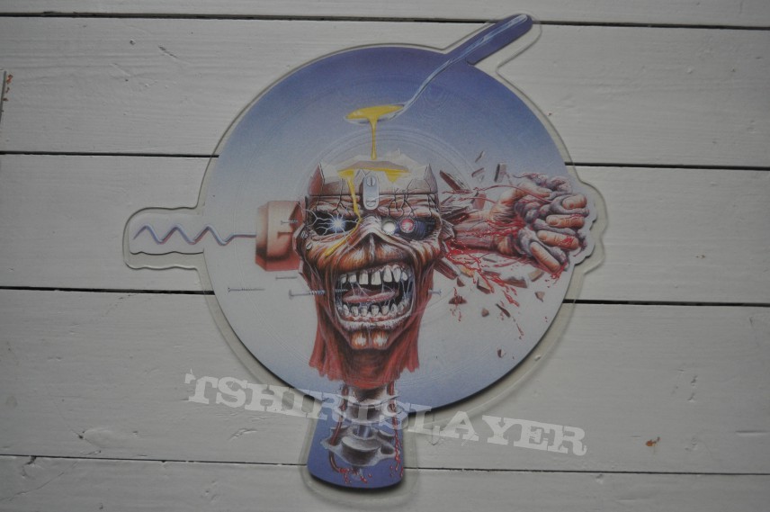 Other Collectable - Iron Maiden Can I Play With Madness Original Shaped Picture Disc Vinyl 7&quot; 1988