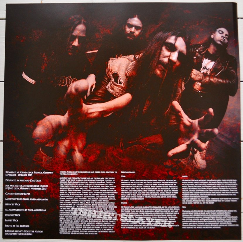 Suicidal Angels Division Of Blood Original Green Vinyl